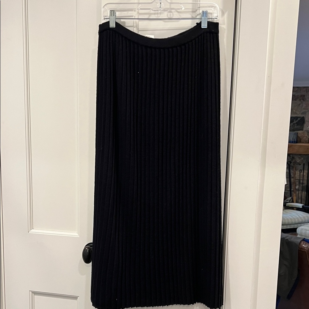 Umi Elegant Black A-Line Skirt